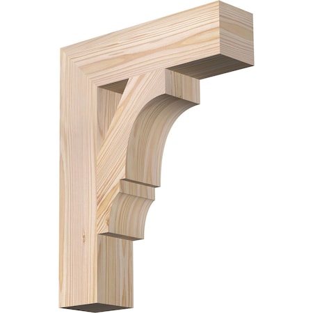 Ekena Millwork Balboa Block Smooth Bracket, Douglas Fir, 3 1/2"W x 14"D x 18"H BKT04X14X18BOA05SDF